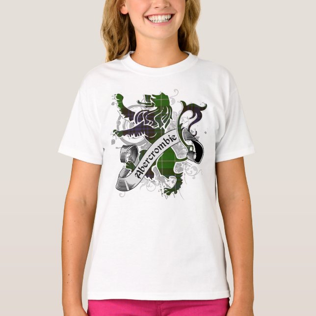 T-shirt Abercrombie Tartan Lion (Devant)