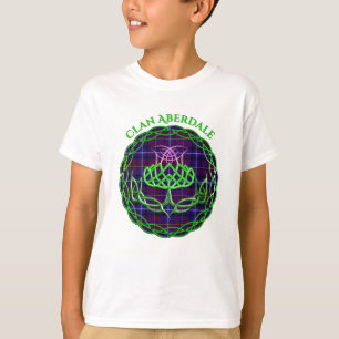 T-shirt Aberdale Scottish Tartan Celtic Thistle