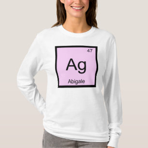 T-shirt Abigale Name Chemistry Element Periodic Table