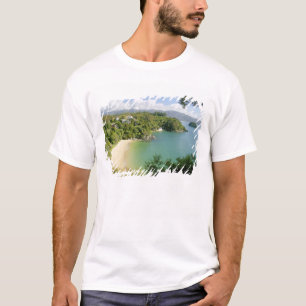 T-shirt Able Tasman NP, Nelson, Nouvelle-Zélande. Les nomb