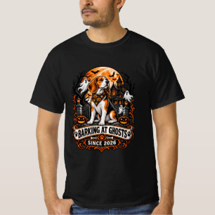 T-shirt Aboie Les Fantômes Depuis 2026 Beagle Halloween Fa