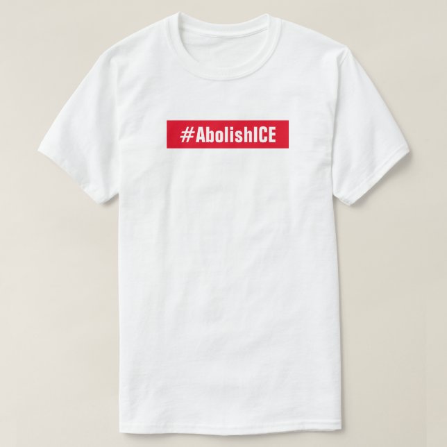 T-shirt Abolir la protestation contre les ICE maintenant V (Design devant)