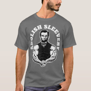 T-shirt Abolish Sleall drôle Abraham Lincoln Libérez le Sl