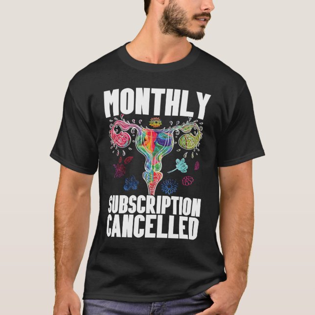 T-shirt Abonnement Uterus Support Hystérectomie Récupérati (Devant)