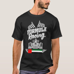 T-shirt Abou Dhabi Auto Course Uae Drapeau Formule Racing