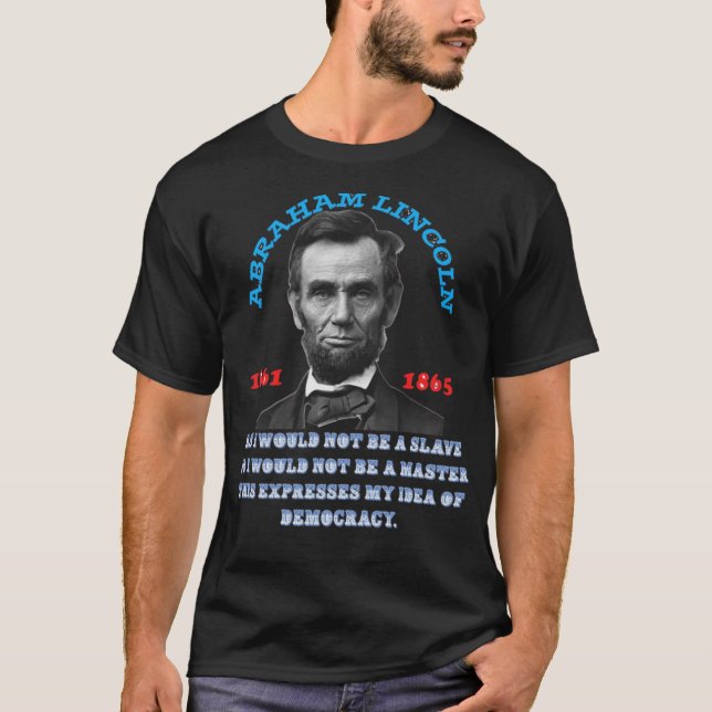 T-shirt Abraham Lincoln (Devant)