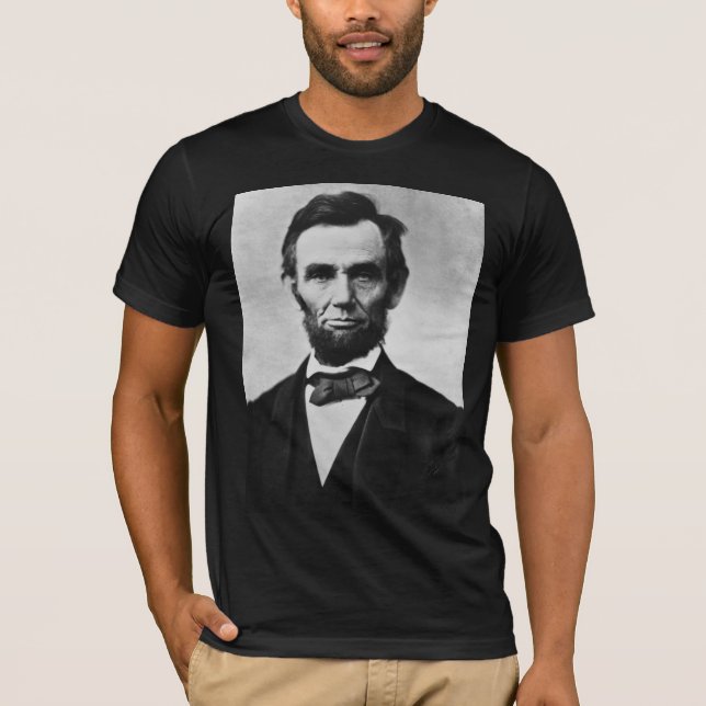 T-shirt Abraham Lincoln : 16ème Président de l'Amérique (Devant)