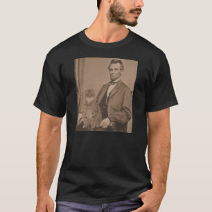 T-shirt Abraham Lincoln et son chat "Gloria" 3