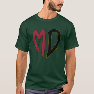 T-shirt Abréviation de l'État du Maryland