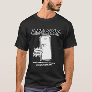 T-shirt Abris contre les retombées radioactives de Jones
