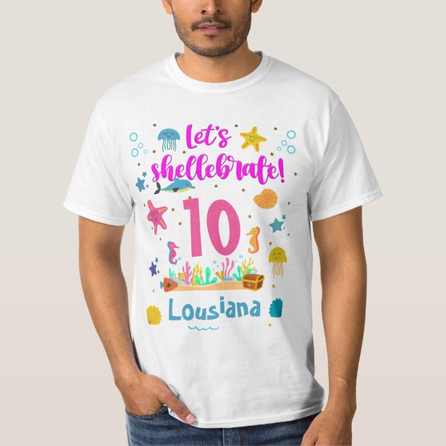 T-shirt Abrite L'Océan Marin En Mer Anniversaire (Devant)