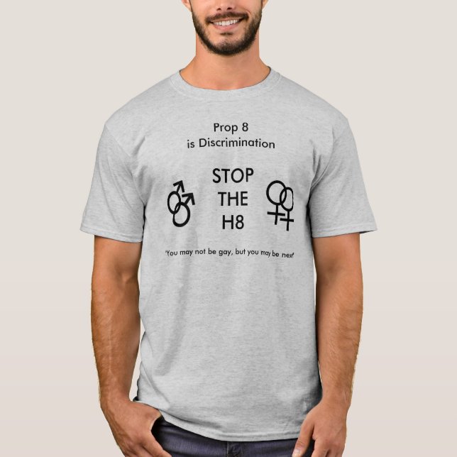 T-shirt abrogation de l'appui vertical 8 (Devant)