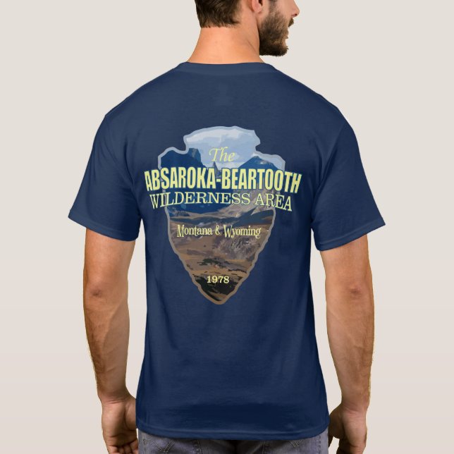 T-shirt Absaroka-Beartooth Wilderness (flèche) (Dos)