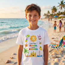 T-Shirt Abschied Schule Hallo Sommerparty 