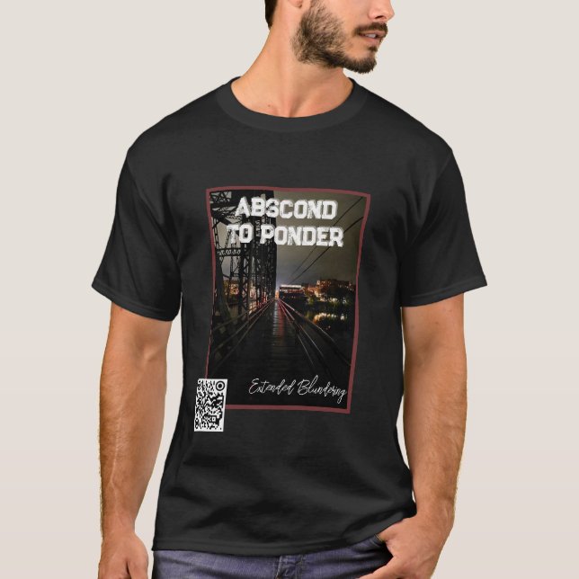 T-shirt Abscond To Ponder 'Street' QR (Devant)