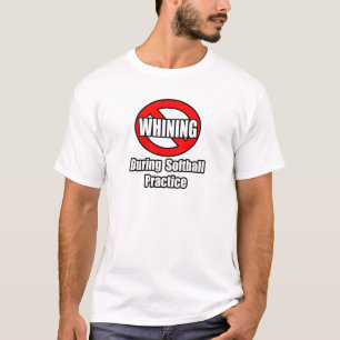 T-shirt Absence De Joueur Pendant La Pratique Du Softball