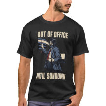 Absent du bureau jusqu'au coucher du soleil Humour