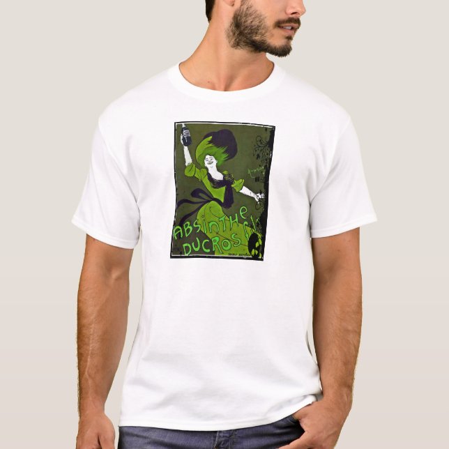 T-shirt Absinthe en vert (Devant)