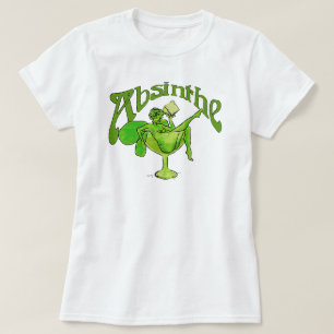 T-shirt Absinthe Girl in Glass