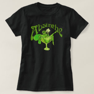 T-shirt Absinthe Girl in Glass