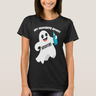 T-shirt Absinthe Mon Esprit Préféré Boisson d'Halloween