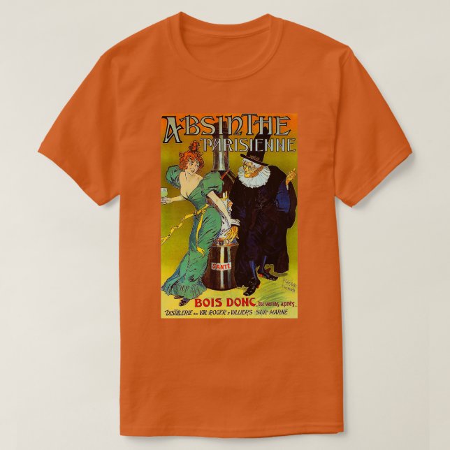 T-shirt Absinthe Parisienne 2 (Design devant)