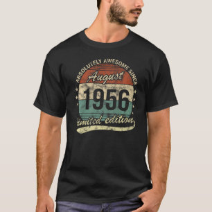 T-shirt Absolument Génial Depuis Août 1956 Homme Femme Bir