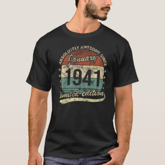 T-shirt Absolument Génial Depuis Janvier 1941 Homme Femme