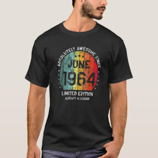 T-shirt Absolument Génial Depuis Juin 1964 Naissance D'Une