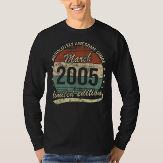 T-shirt Absolument Génial Depuis Mars 2005 Homme Femme Bir