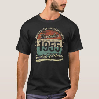 T-shirt Absolument Génial Depuis Novembre 1955 Homme Femme