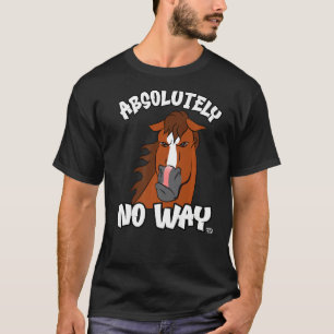 T-shirt Absolument pas grincheux chestnut blaze cheval de