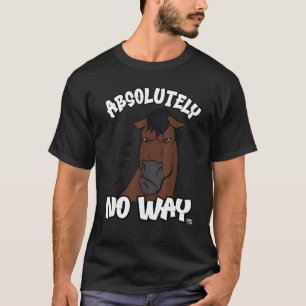 T-shirt Absolument pas moyen cavalier de cheval bai grinch