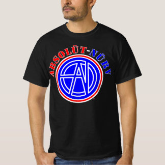 T-shirt Absolüt Nürv Rouge Blanc et Bleu