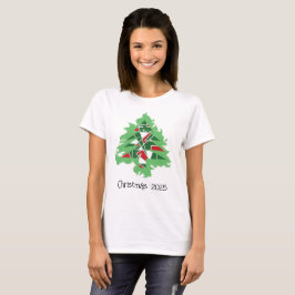 T-shirt Abstract Christmas Tree