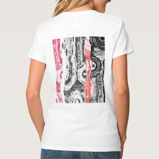 T-Shirt – Abstract Land (Rückseite)