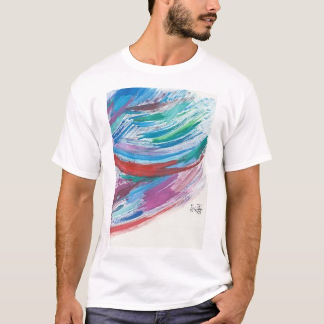T-shirt Abstrait (Devant)