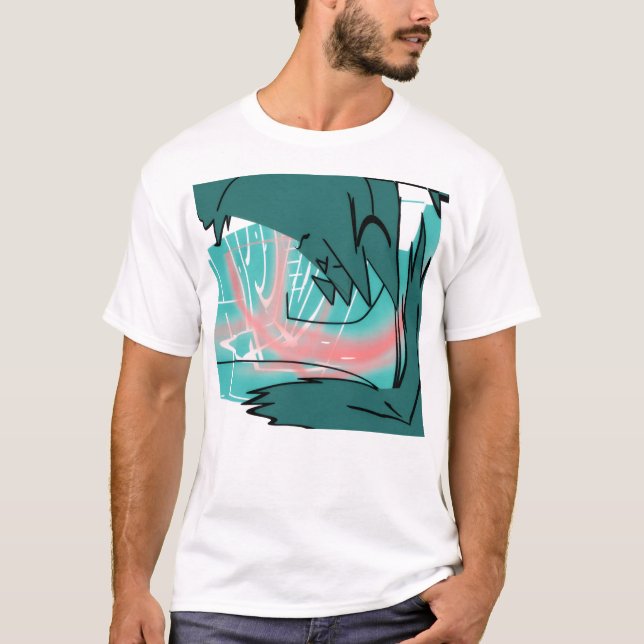 T-Shirt Abstrait (Devant)