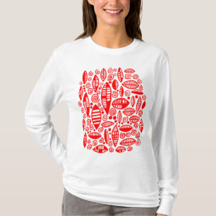 T-shirt Abstrait 100813 - Rouge