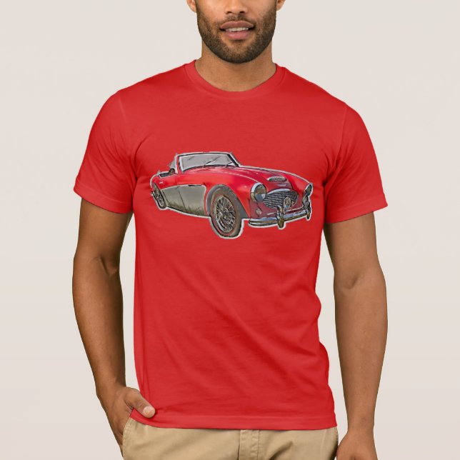 T-shirt Abstrait Austin-Healey classique (Devant)