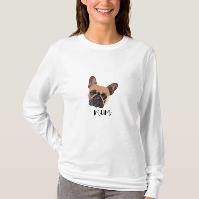 T-shirt Abstrait Bulldog (Devant)