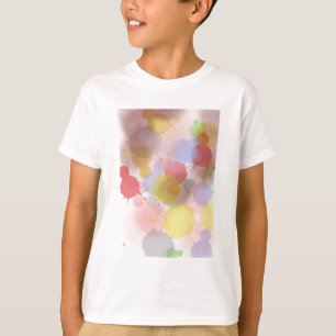 T-shirt Abstrait éclat coloré