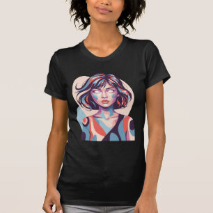 T-shirt Abstrait Elegance
