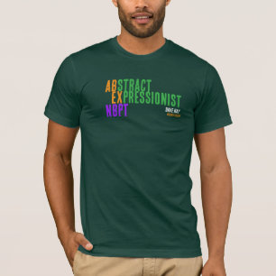 T-shirt Abstrait expressionniste NBPT - de PLNTD -