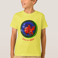 Abstrait Funny Red Goldfish Personnalisé