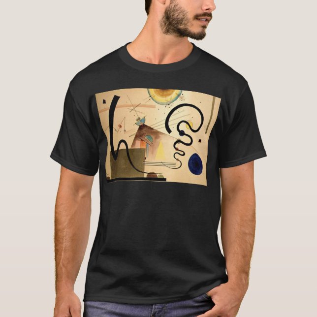 T-shirt Abstrait Kandinsky (Devant)
