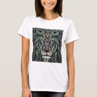 Abstrait Shabby Chic King Lion
