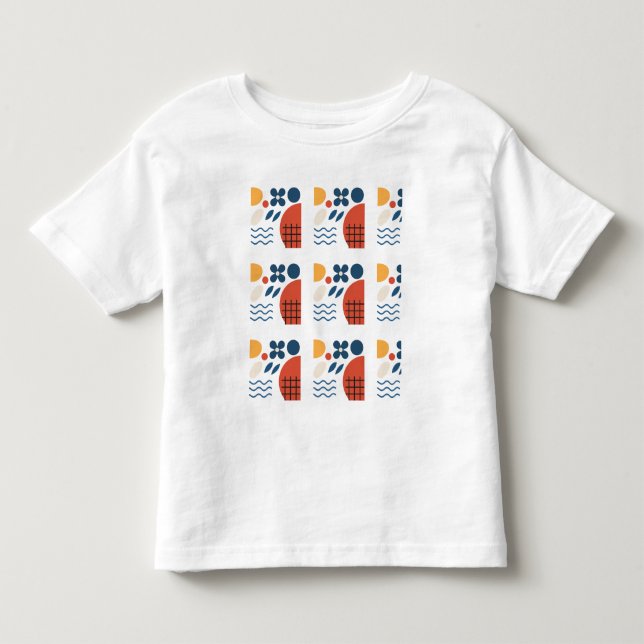 T-shirt Abstrait Toddler Fine Jersey (Devant)