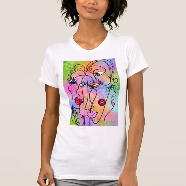 T-shirt Abstraite femme (Devant)