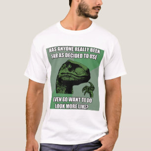 T-shirt Absurdité de Philosoraptor
